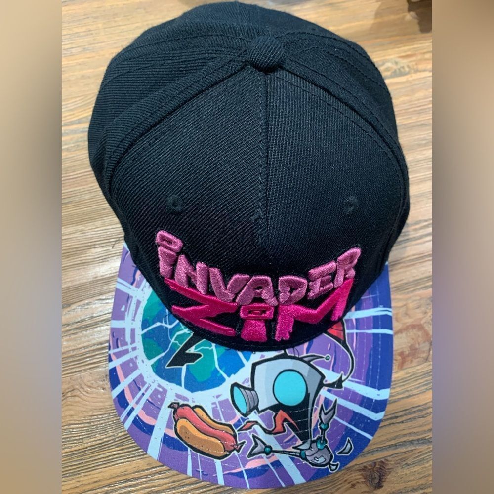 Invader Zim Black Cap
